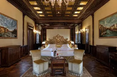 Area soggiorno di Hotel Ai Reali - Small Luxury Hotels of the World