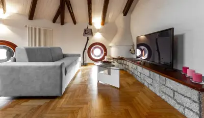 Area soggiorno di ATTIC FLOOR VENICE APARTMENT