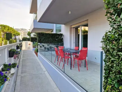 Balcone o terrazza di Dainese Apartments, Casa Miriam
