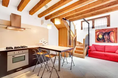 Cucina o angolo cottura di Little Canal 14