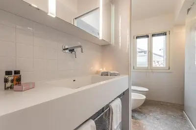 Bagno di La Bricola Terrace Apartment