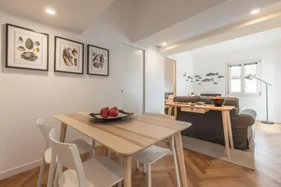 Area soggiorno di La Bricola Terrace Apartment