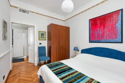 Letto o letti in una camera di San Zaccaria Apartment