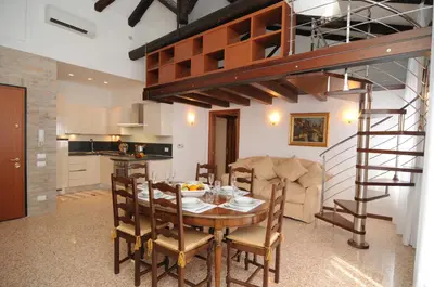 Cucina o angolo cottura di Sunny Canal a/c wifi