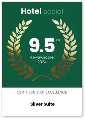 Certificato, attestato, insegna o altro documento esposto da Silver Suite