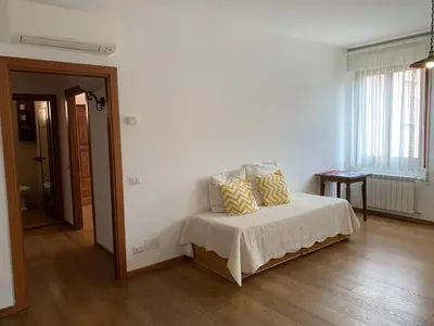Letto o letti in una camera di Casa Nini