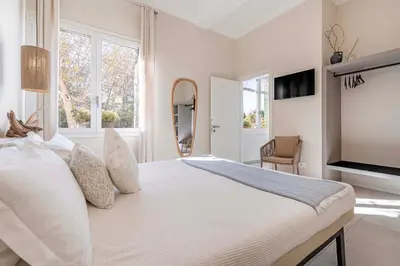 Letto o letti in una camera di Le Valli