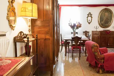 Area soggiorno di Cà Lezze Bell'appartamento nel cuore di Venezia