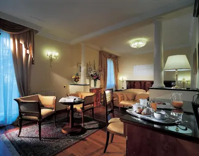 Area soggiorno di Hotel Aurora Terme