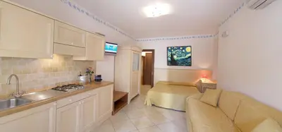 Cucina o angolo cottura di Hotel Germania