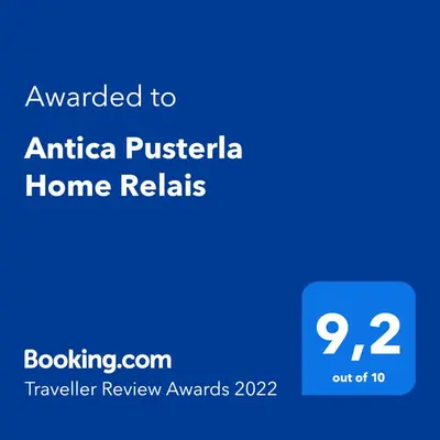 Certificato, attestato, insegna o altro documento esposto da Antica Pusterla Home Relais