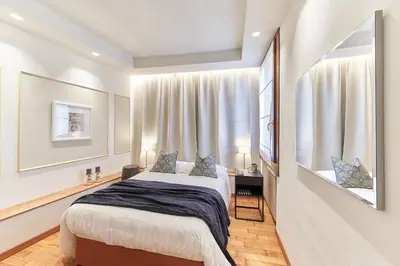 Letto o letti in una camera di AppartamentoPalladio140