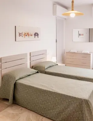 Letto o letti in una camera di Appartamento Le Barche 2