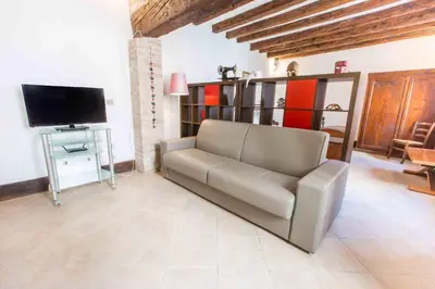 TV o dispositivi per l'intrattenimento presso CANAL DREAM cosy apartment with canal view