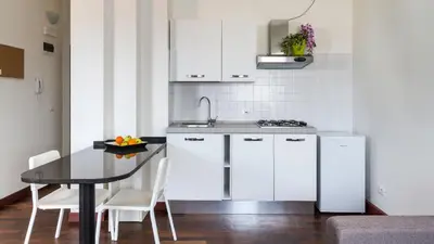Cucina o angolo cottura di Piccolo flat near Venice