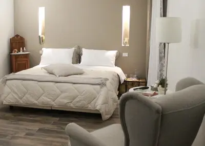 Letto o letti in una camera di Un sogno B&B