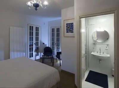 Letto o letti in una camera di Villa Contarini B&B