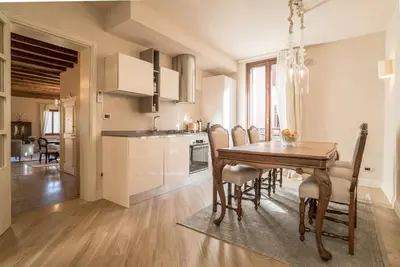 Cucina o angolo cottura di Casa Agostina