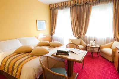 Area soggiorno di Grand Hotel Trieste & Victoria