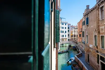Vista sul fiume nelle vicinanze dell'affittacamere
