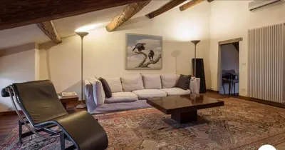 Area soggiorno di B&B Palazzo Regaù