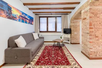Area soggiorno di Ca' del Pozzo Loft Apartment
