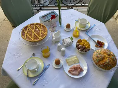 Cibo presso il bed & breakfast o nelle vicinanze