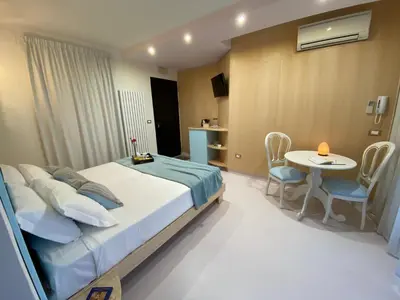 Letto o letti in una camera di Casa di Carlo Goldoni - Dimora Storica
