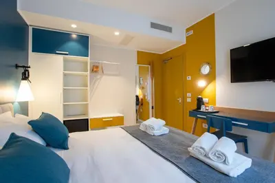 Letto o letti in una camera di Hotel Villa Eugenia - 3 Stelle Superior con Private SPA e Piscina
