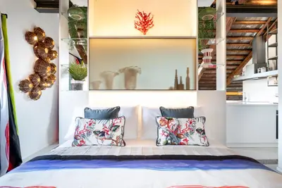 Letto o letti in una camera di PgrHome Coral Loft Venice