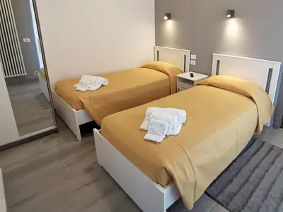 Letto o letti in una camera di Casa Belfiore Vicenza Medici 23