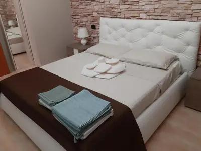 Letto o letti in una camera di Casarelax