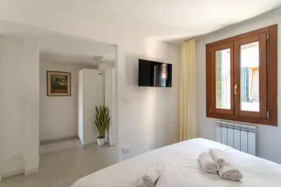 Letto o letti in una camera di Ca Santa Ternità