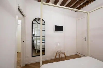 Letto o letti in una camera di Privacy in Venice - Your apartment to be let alone