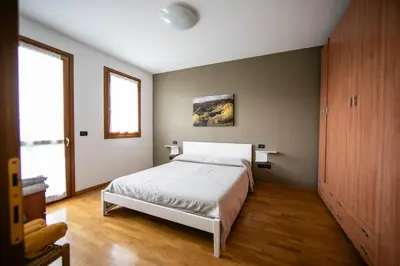 Letto o letti in una camera di Oasi di pace nel sito UNESCO del Prosecco DOCG