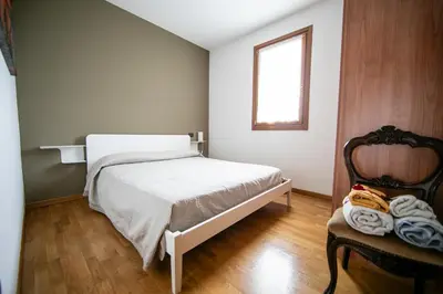 Letto o letti in una camera di Oasi di pace nel sito UNESCO del Prosecco DOCG