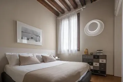Letto o letti in una camera di Santa Fosca Design Apartment R&R