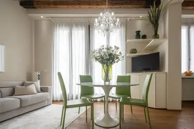 TV o dispositivi per l'intrattenimento presso Santa Fosca Design Apartment R&R