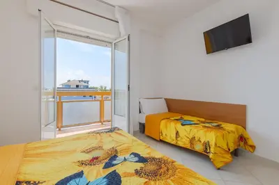 Letto o letti in una camera di Hotel Sole