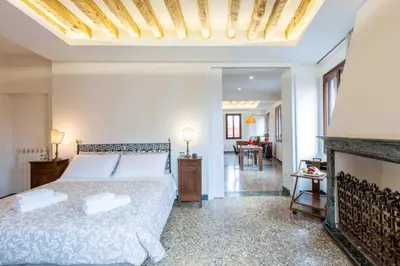 Letto o letti in una camera di CA GRIMANI stunning view and comfort