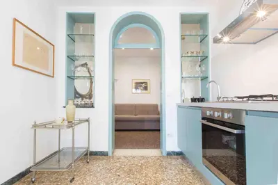 Cucina o angolo cottura di CA GRIMANI stunning view and comfort