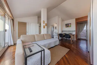 Area soggiorno di Rooftop apartment Mestre