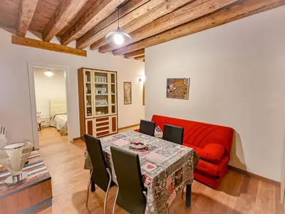 Area soggiorno di San Marco Central Flat