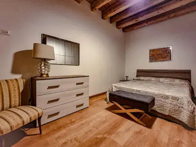 Letto o letti in una camera di San Marco Central Flat