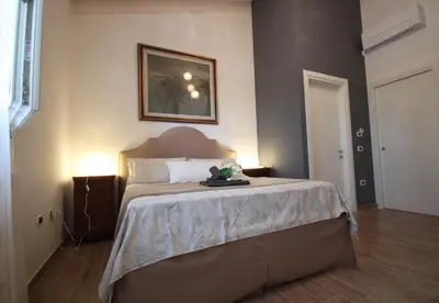 Letto o letti in una camera di Relax garden villa 1ora da venezia