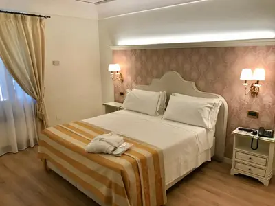 Letto o letti in una camera di Hotel Villa Condulmer