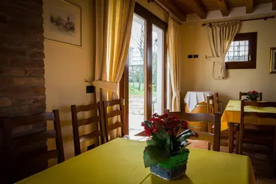 Area soggiorno di Country House Bucaneve Colli Euganei