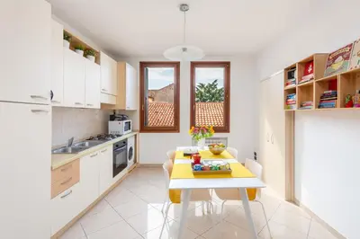 Cucina o angolo cottura di Most convenient apartment in Venice