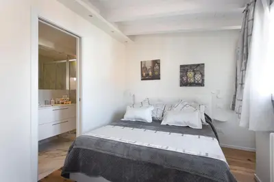 Letto o letti in una camera di Venice Luxury Terrace View of San Marco
