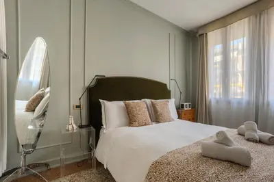 Letto o letti in una camera di Colombo Bed & Breakfast Mestre